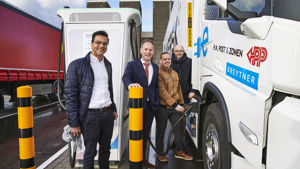 New e-truck charging hub in the Port of Rotterdam 26-01-2024